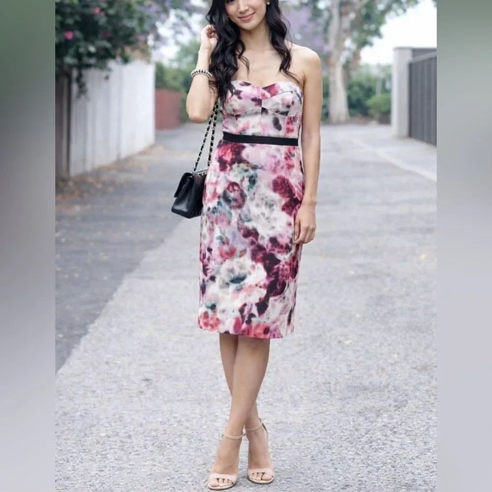 Revolve Anthropologie Moulinette Soeurs Hedgerow Corset Sheath Dress